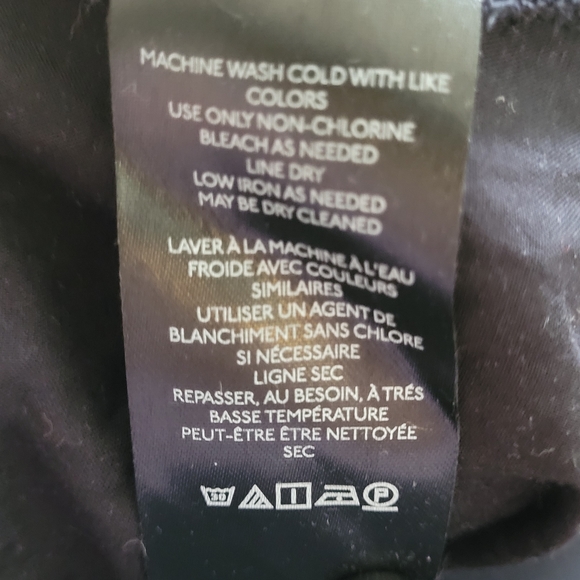 Anthropologie A+ Black linen cotton blend dress size 16W - Picture 6 of 8